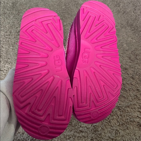 UGG Pink Tasman Slippers Shoes Clogs girls size 3 - Picture 5 of 6